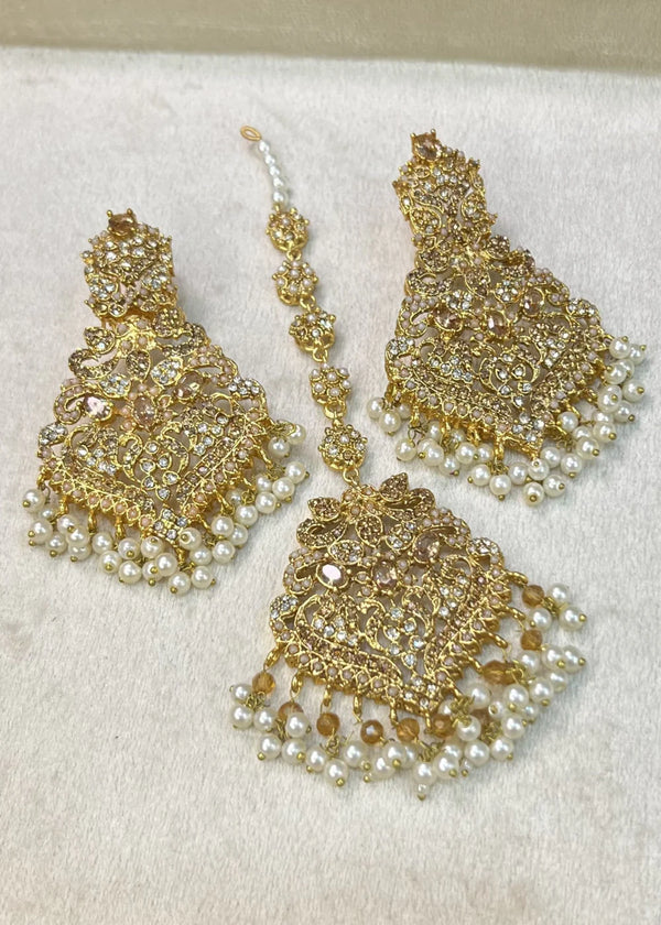 MINAL GOLD EARRINGS